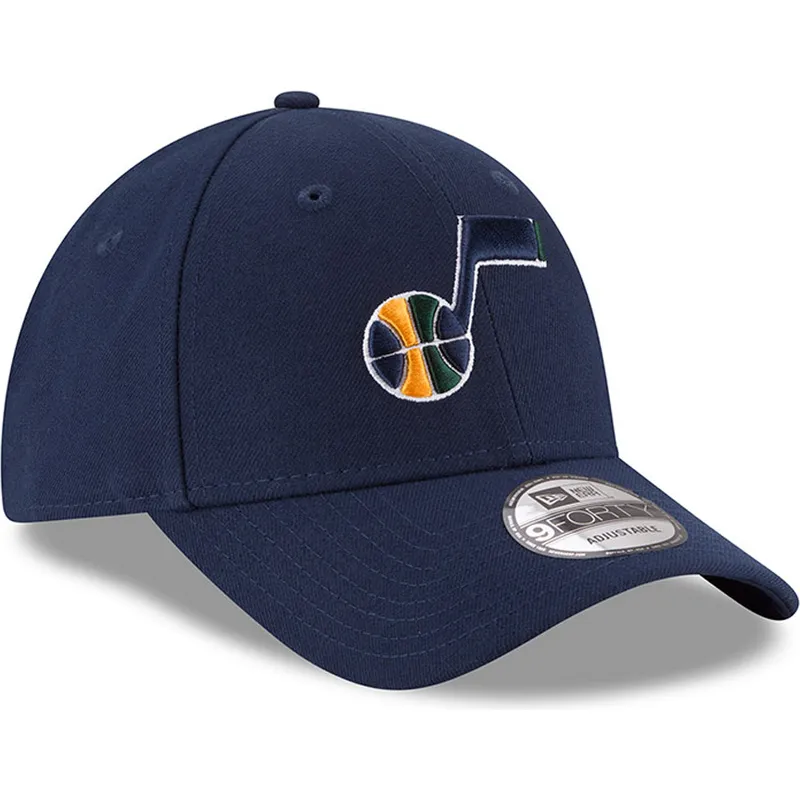 lippikset-kaareva-laivastonsininen-saadettava-nauha-9forty-the-league-utah-jazz-nba-new-era