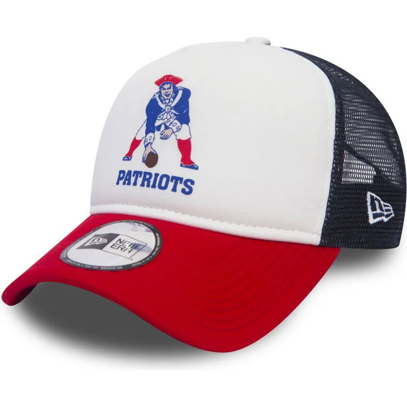 cap-kaareva-white-snapback-9forty-throwback-new-england-patriots-nfl-new-era cap-kaareva-white-snapback-9forty-throwback-new-england-patriots-nfl-new-era