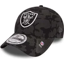 lippikset-kaareva-musta-saadettava-nauha-9forty-night-time-reflective-las-vegas-raiders-nfl-new-era