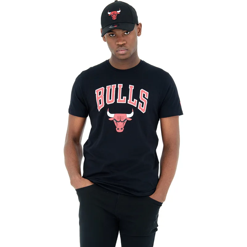 t-paidat-lyhythihainen-musta-chicago-bulls-nba-new-era