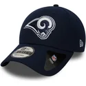 lippikset-kaareva-laivastonsininen-saadettava-nauha-9forty-the-league-los-angeles-rams-nfl-new-era