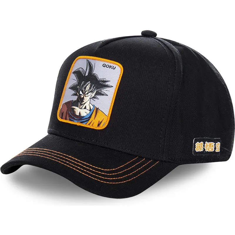 lippikset-kaareva-musta-snapback-gokc-son-goku-dragon-ball-capslab