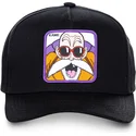 lippikset-kaareva-musta-snapback-kamb-muten-roshi-dragon-ball-capslab