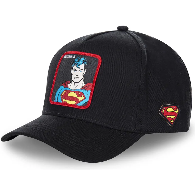 lippikset-kaareva-musta-snapback-clasico-sup4-superman-dc-comics-capslab