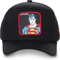 lippikset-kaareva-musta-snapback-clasico-sup4-superman-dc-comics-capslab