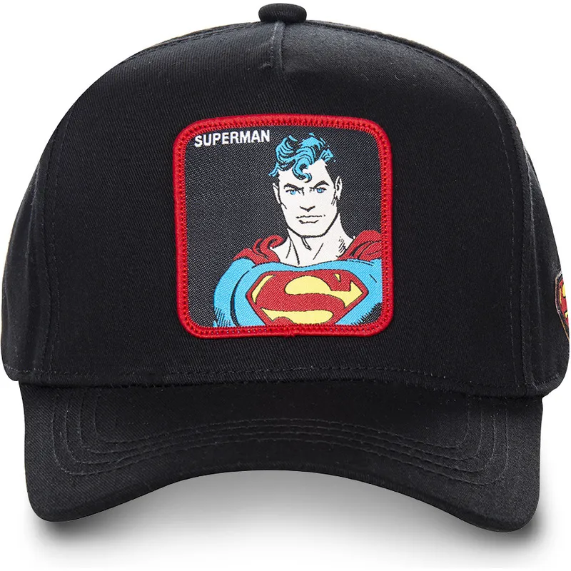 lippikset-kaareva-musta-snapback-clasico-sup4-superman-dc-comics-capslab