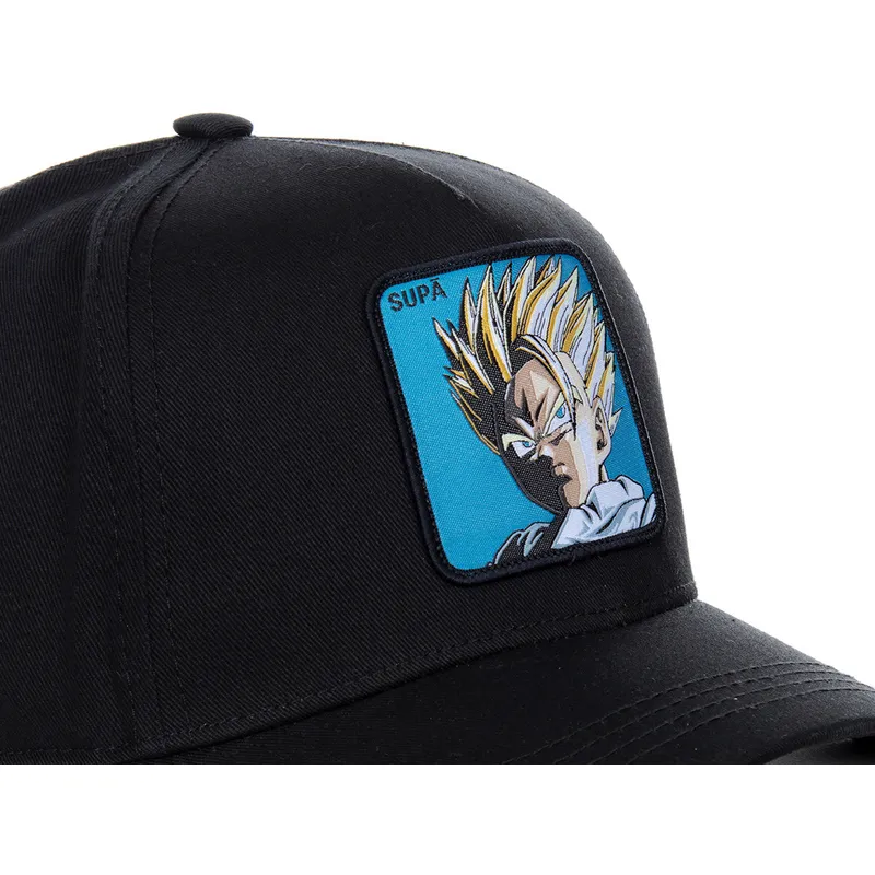 lippikset-kaareva-musta-snapback-super-saiyan-2-supb-son-gohan-dragon-ball-capslab