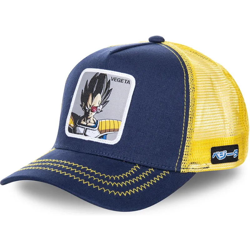 lippikset-kaareva-rekka-laivastonsininen-snapback-veg-vegeta-dragon-ball-capslab lippikset-kaareva-rekka-laivastonsininen-snapback-veg-vegeta-dragon-ball-capslab