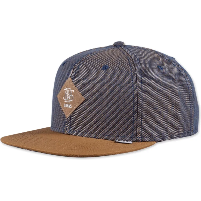 lippikset-6-paneeli-sininen-snapback-2tone-oxford-djinns