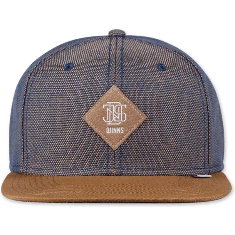 lippikset-6-paneeli-sininen-snapback-2tone-oxford-djinns