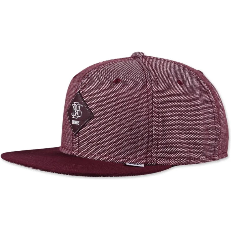 lippikset-6-paneeli-punainen-snapback-2tone-oxford-djinns