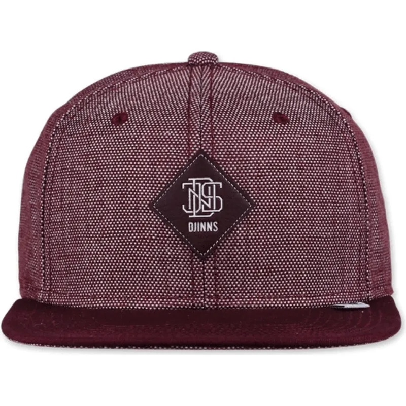 lippikset-6-paneeli-punainen-snapback-2tone-oxford-djinns