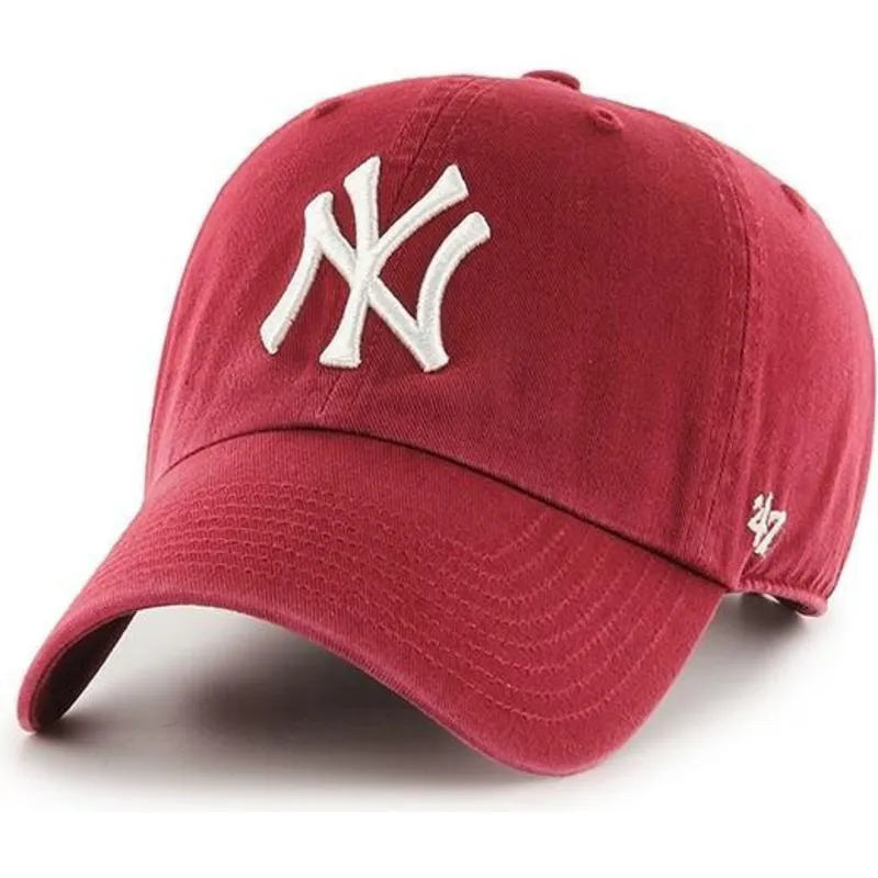 lippikset-kaareva-punainen-saadettava-nauha-cardenal-new-york-yankees-mlb-47-brand