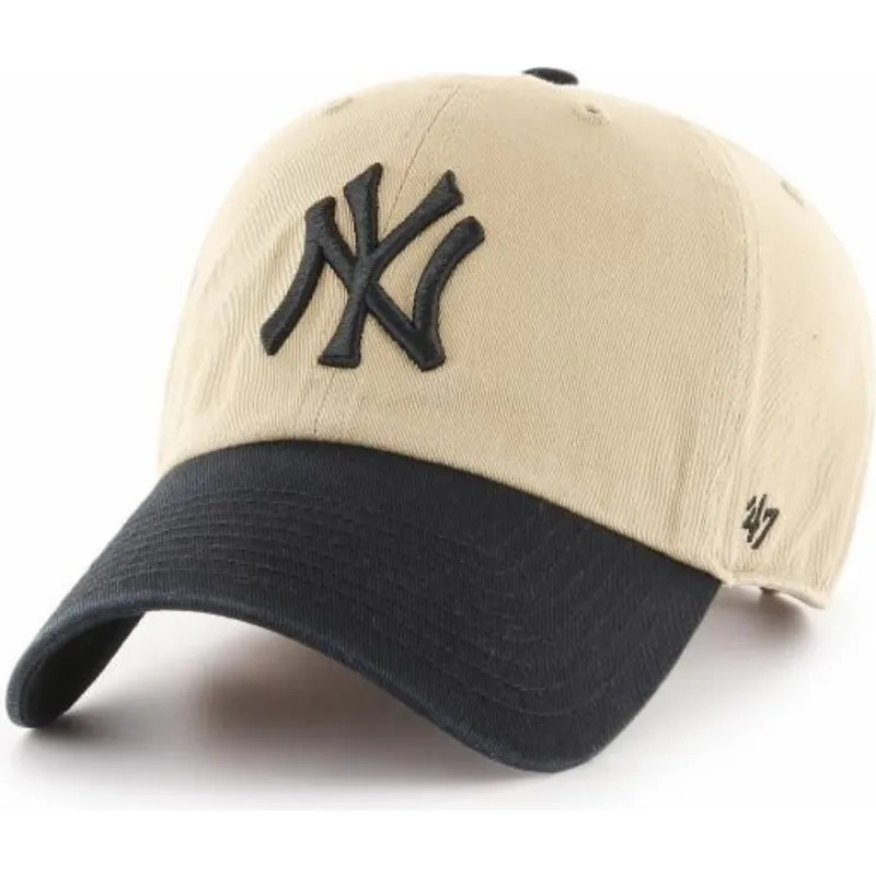 lippikset-kaareva-beige-saadettava-nauha-new-york-yankees-mlb-47-brand