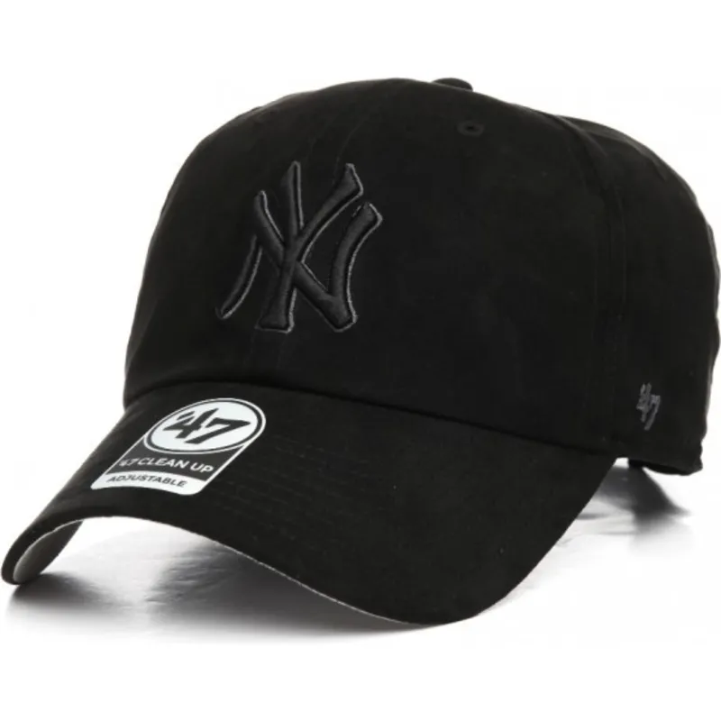 lippikset-kaareva-musta-saadettava-nauha-new-york-yankees-mlb-47-brand