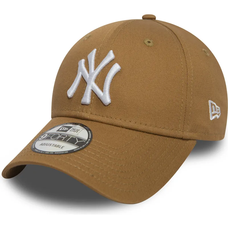 lippikset-kaareva-ruskea-saadettava-nauha-9forty-essential-new-york-yankees-mlb-new-era