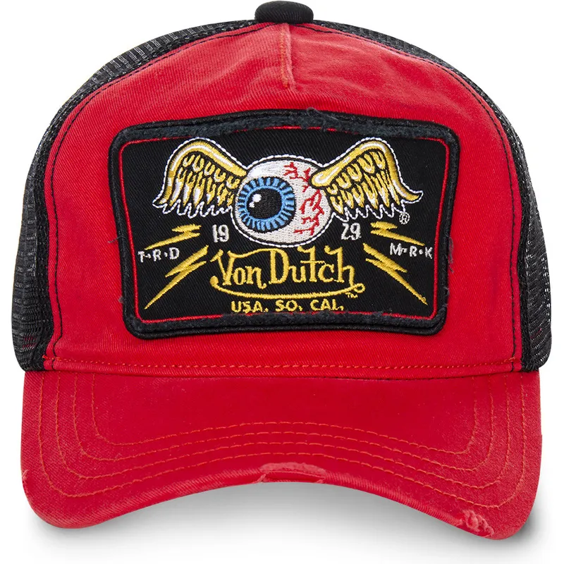 lippikset-kaareva-rekka-punainen-snapback-truck05-von-dutch