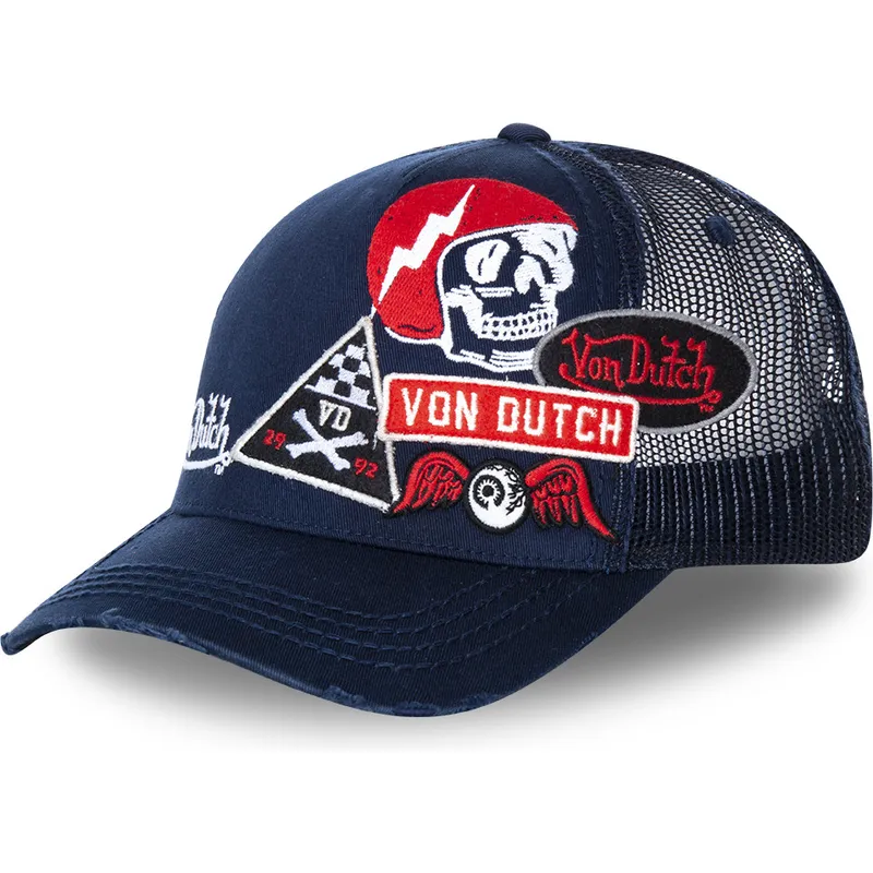 lippikset-kaareva-rekka-laivastonsininen-snapback-murph3-von-dutch
