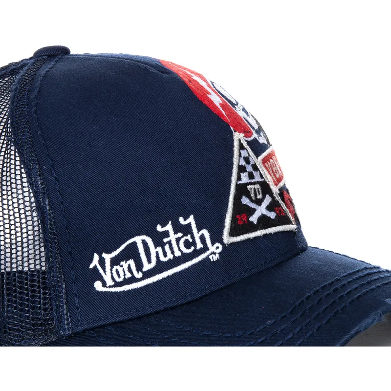 lippikset-kaareva-rekka-laivastonsininen-snapback-murph3-von-dutch