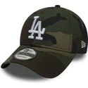 lippikset-kaareva-maastokuvio-saadettava-nauha-9twenty-essential-packable-los-angeles-dodgers-mlb-new-era