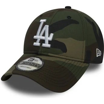 lippikset-kaareva-maastokuvio-saadettava-nauha-9twenty-essential-packable-los-angeles-dodgers-mlb-new-era
