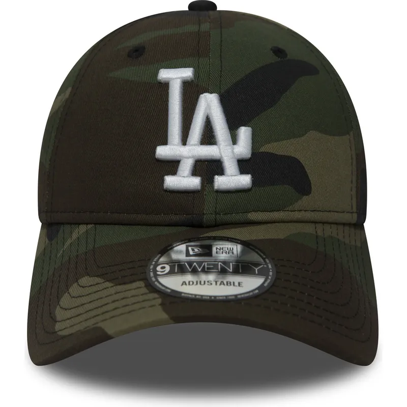 lippikset-kaareva-maastokuvio-saadettava-nauha-9twenty-essential-packable-los-angeles-dodgers-mlb-new-era