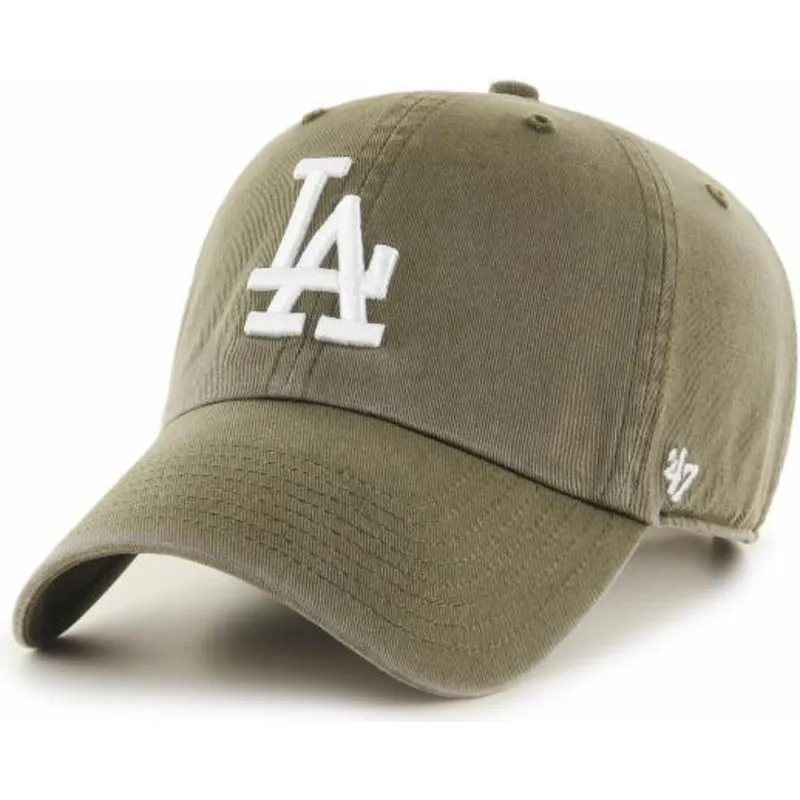 lippikset-kaareva-ruskea-saadettava-nauha-los-angeles-dodgers-mlb-47-brand