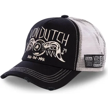 Cap kaareva black snapback Von Dutch