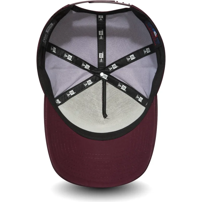 lippikset-kaareva-punainen-snapback-ripstop-a-frame-los-angeles-dodgers-mlb-new-era