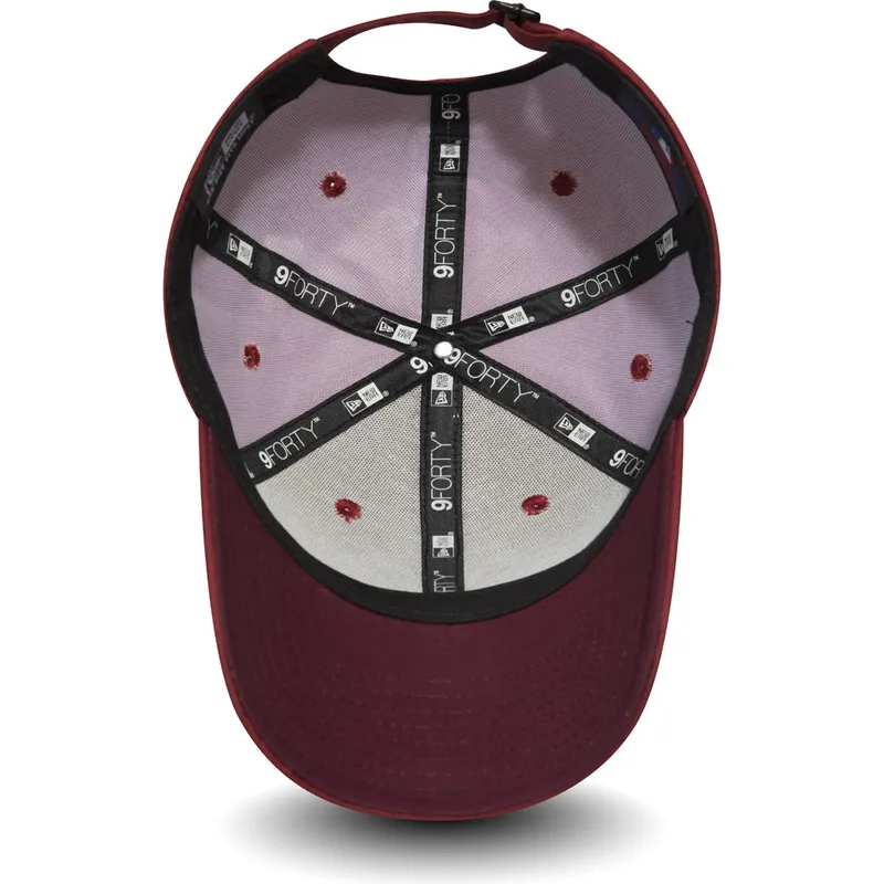 lippikset-kaareva-punainen-saadettava-nauha-9forty-ripstop-new-york-yankees-mlb-new-era