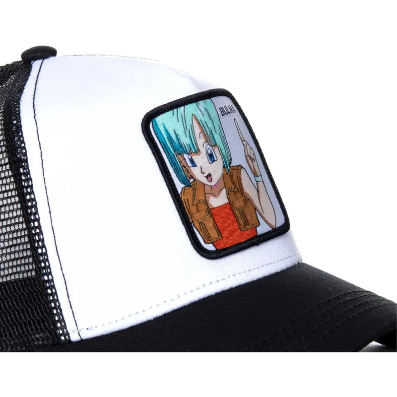 lippikset-kaareva-rekka-valkoinen-snapback-bul3-bulma-dragon-ball-capslab