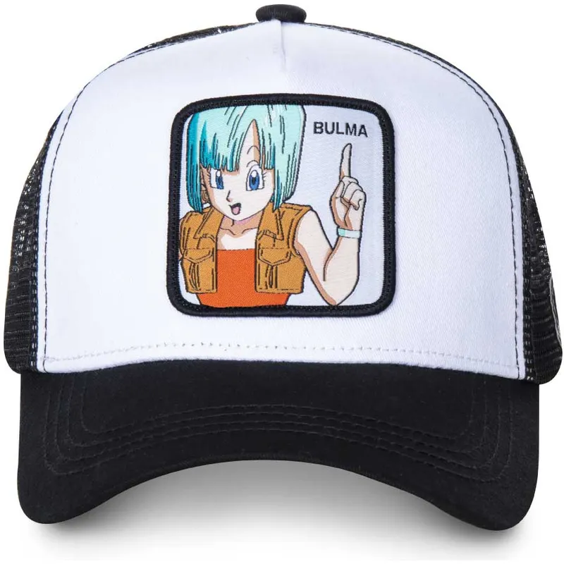 lippikset-kaareva-rekka-valkoinen-snapback-bul3-bulma-dragon-ball-capslab