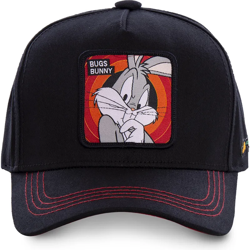 lippikset-kaareva-musta-snapback-bug2-vaiski-vull-looney-tunes-capslab