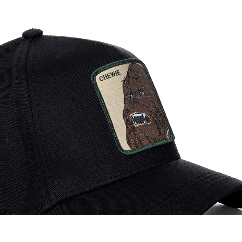 lippikset-kaareva-musta-snapback-che3-chewbacca-star-wars-capslab lippikset-kaareva-musta-snapback-che3-chewbacca-star-wars-capslab