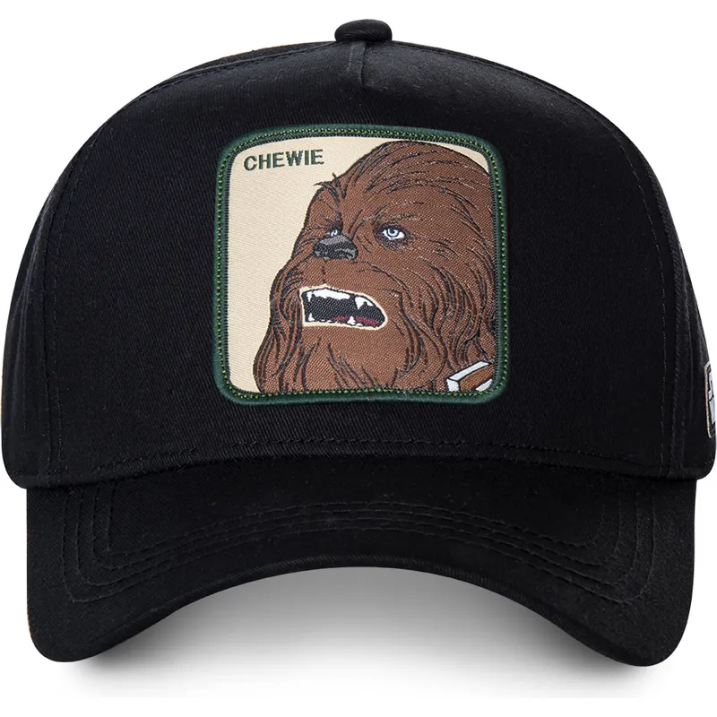 lippikset-kaareva-musta-snapback-che3-chewbacca-star-wars-capslab lippikset-kaareva-musta-snapback-che3-chewbacca-star-wars-capslab