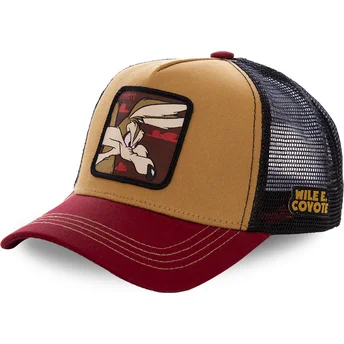 Lippikset kaareva rekka ruskea snapback Kojootti Looney Tunes Capslab