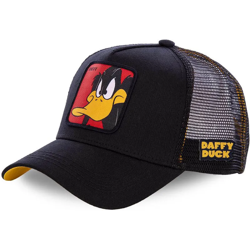lippikset-kaareva-rekka-musta-snapback-daf1-tupu-ankka-looney-tunes-capslab
