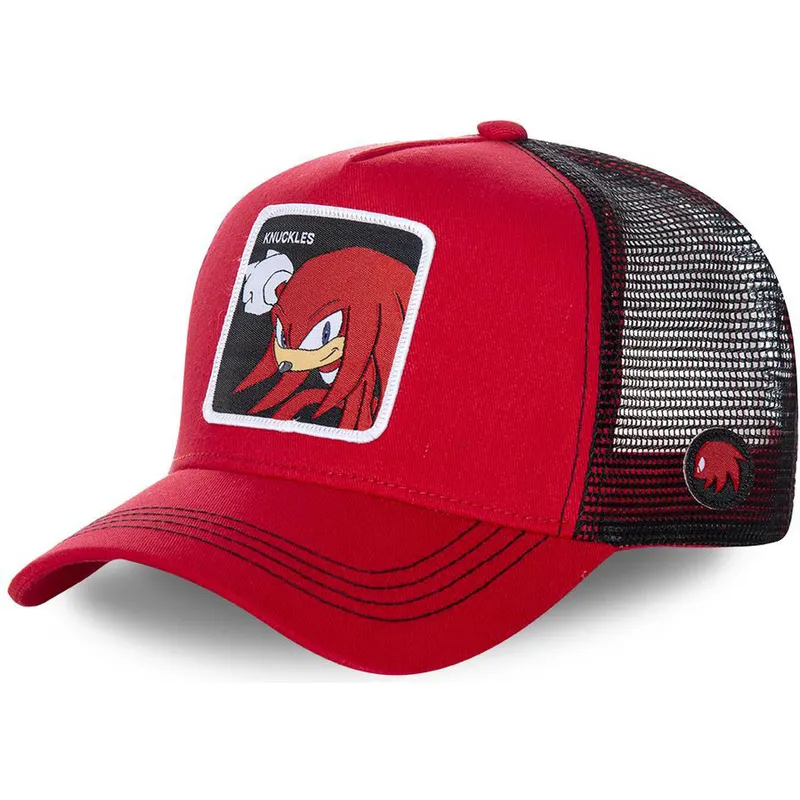 lippikset-kaareva-rekka-punainen-snapback-knu-knuckles-sonic-the-hedgehog-capslab