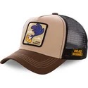 lippikset-kaareva-rekka-ruskea-snapback-roa2-maantiekiitaja-looney-tunes-capslab