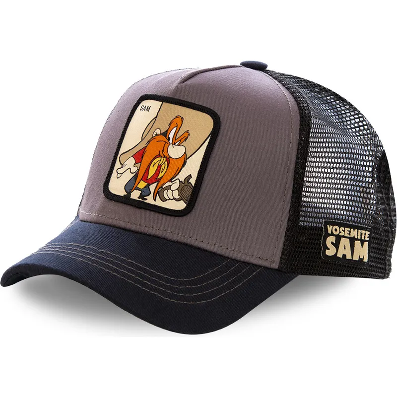 lippikset-kaareva-rekka-harmaa-snapback-sam2-sam-bigotes-looney-tunes-capslab
