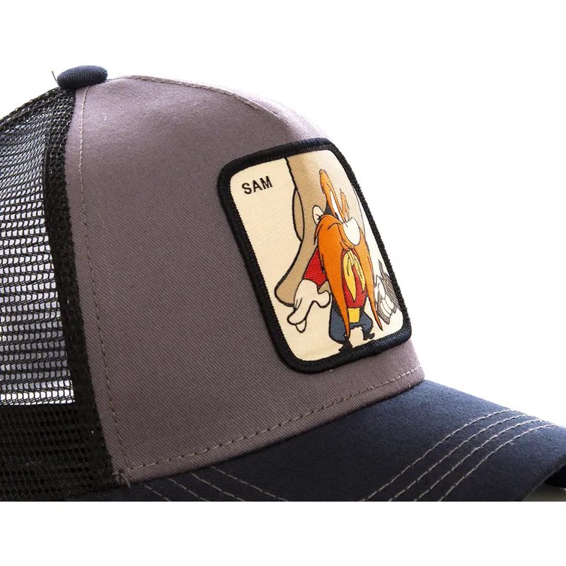 lippikset-kaareva-rekka-harmaa-snapback-sam2-sam-bigotes-looney-tunes-capslab