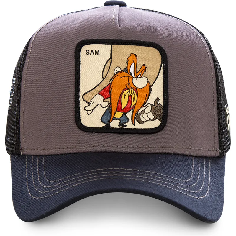 lippikset-kaareva-rekka-harmaa-snapback-sam2-sam-bigotes-looney-tunes-capslab