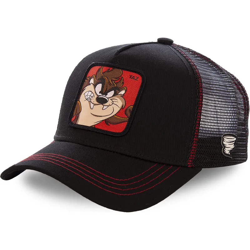 cap-kaareva-black-snapback-diablo-tasmanian-devil-looney-tunes-capslab