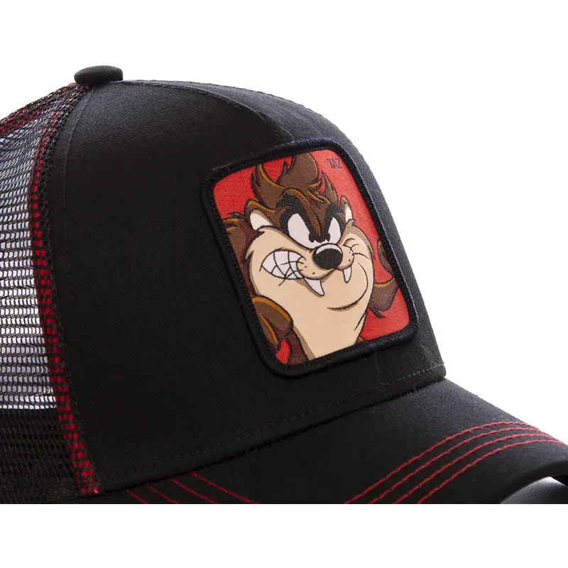 cap-kaareva-black-snapback-diablo-tasmanian-devil-looney-tunes-capslab