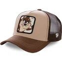 cap-kaareva-brown-snapback-diablo-tasmanian-devil-looney-tunes-capslab