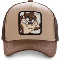 cap-kaareva-brown-snapback-diablo-tasmanian-devil-looney-tunes-capslab