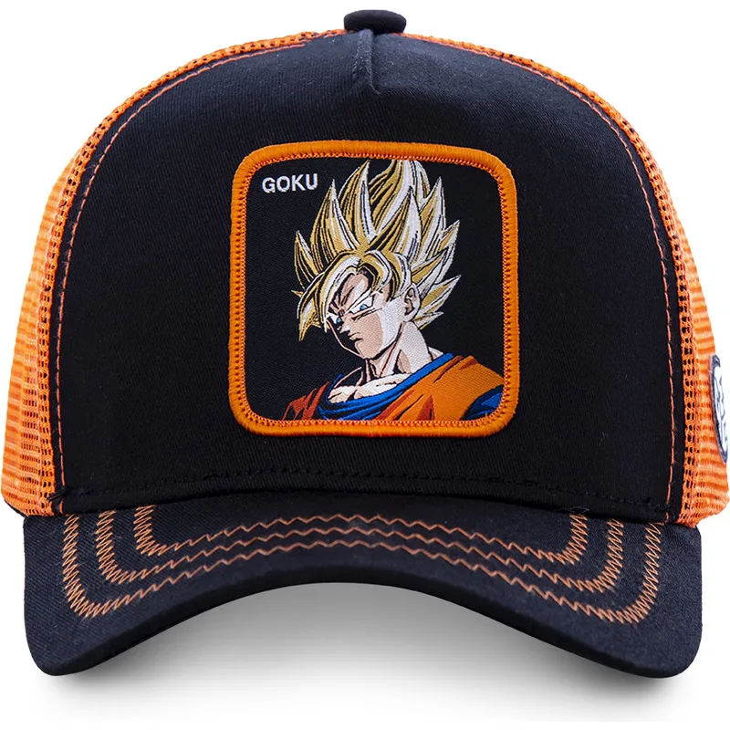 cap-kaareva-black-snapback-son-goku-dragon-ball-capslab cap-kaareva-black-snapback-son-goku-dragon-ball-capslab