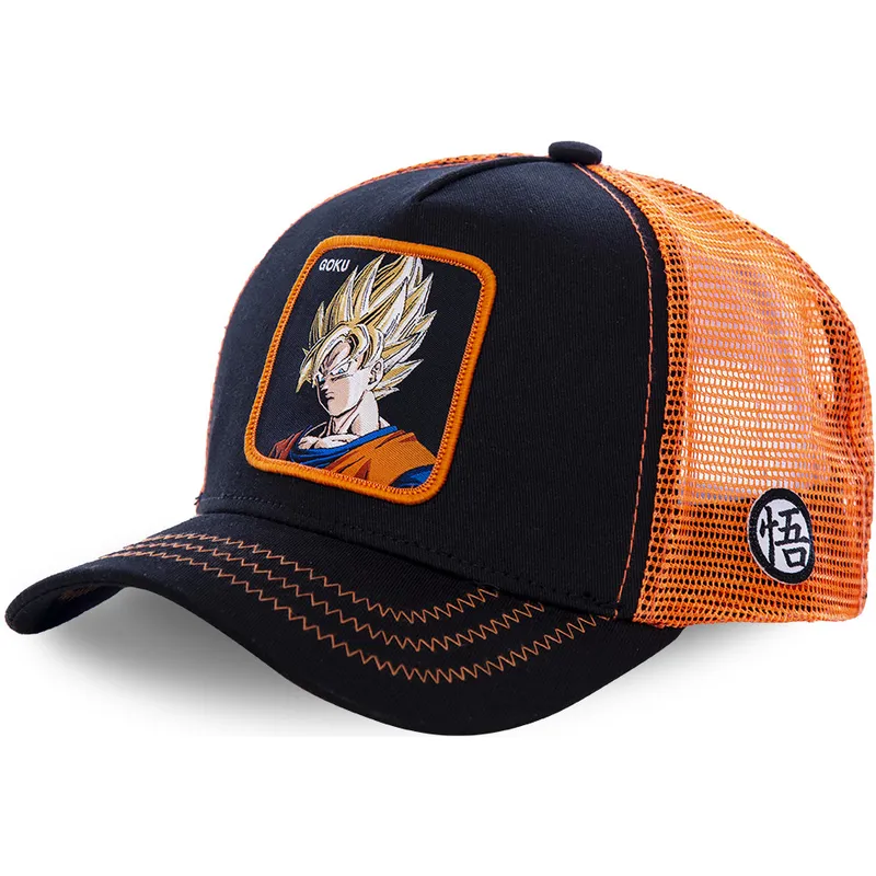 cap-kaareva-black-snapback-son-goku-dragon-ball-capslab cap-kaareva-black-snapback-son-goku-dragon-ball-capslab