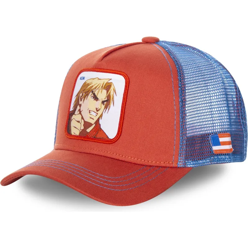 lippikset-kaareva-rekka-punainen-snapback-ken-masters-street-fighter-capslab