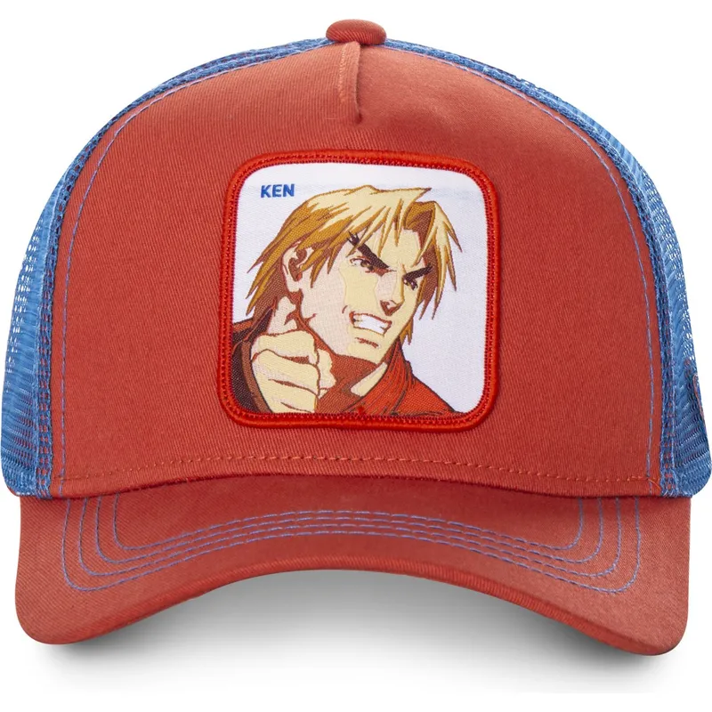lippikset-kaareva-rekka-punainen-snapback-ken-masters-street-fighter-capslab